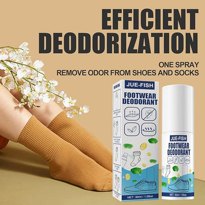Fusiongadgetspk foot deodorant odor spray bottle with spray nozzle, designed to reduce foot odor and keep feet fresh.