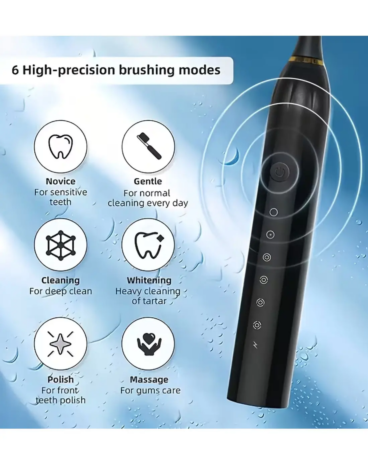 Rechargeable X-3 Sonic Electric Toothbrush