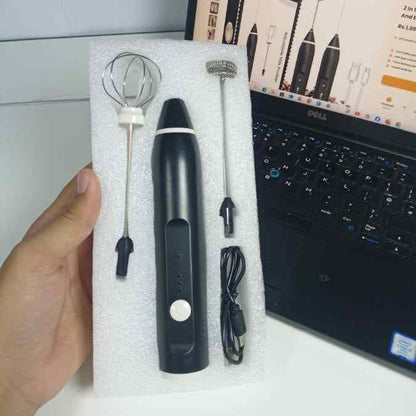 2 In 1 Coffee Egg Beater Rechargeable
